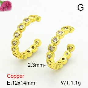 Fashion Copper Earrings  F7E400733ablb-L024