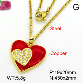 Fashion Copper Necklace  F7N300375aajl-L024