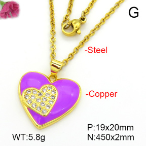 Fashion Copper Necklace  F7N300376aajl-L024