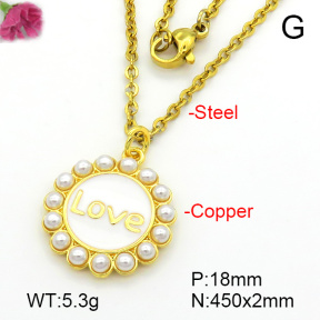 Fashion Copper Necklace  F7N300379baka-L024