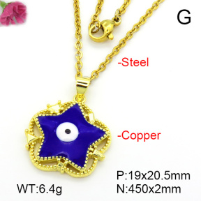 Fashion Copper Necklace  F7N300383aajl-L024