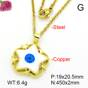 Fashion Copper Necklace  F7N300385aajl-L024