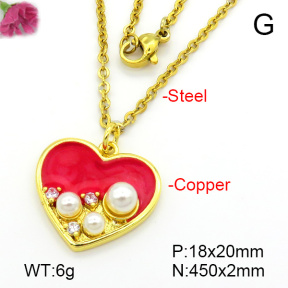 Fashion Copper Necklace  F7N300388aajl-L024