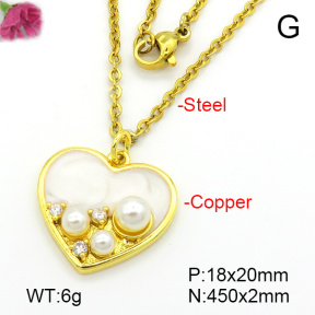 Fashion Copper Necklace  F7N300389aajl-L024