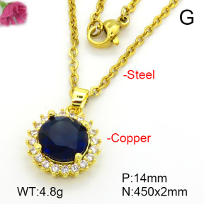 Fashion Copper Necklace  F7N401592aajl-L024