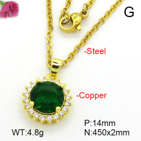 Fashion Copper Necklace  F7N401596aajl-L024