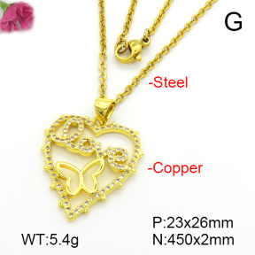 Fashion Copper Necklace  F7N401597baka-L024