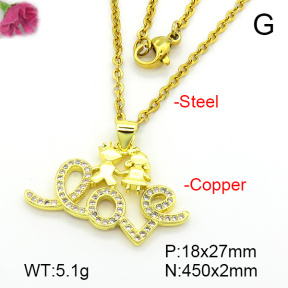 Fashion Copper Necklace  F7N401601aajl-L024