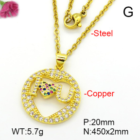 Fashion Copper Necklace  F7N401603baka-L024