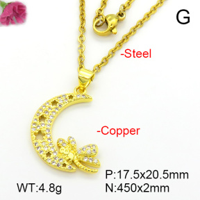 Fashion Copper Necklace  F7N401605aajl-L024