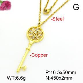 Fashion Copper Necklace  F7N401606baka-L024