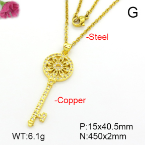 Fashion Copper Necklace  F7N401608baka-L024