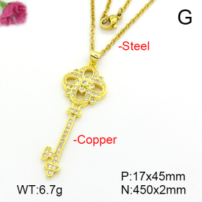 Fashion Copper Necklace  F7N401609baka-L024