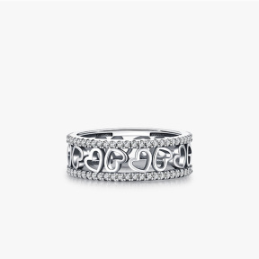 925 Silver Ring  Weight:2.8g  Size:6.6mm  5#--9#  JR1200ajkn-Y08  RHR1156