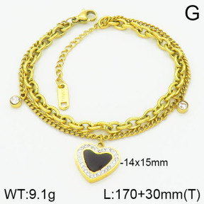 Stainless Steel Bracelet  2B4001025vbpb-434