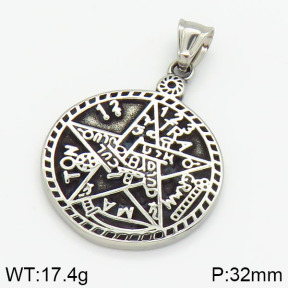 Stainless Steel Pendant  2P2000567vbnb-686