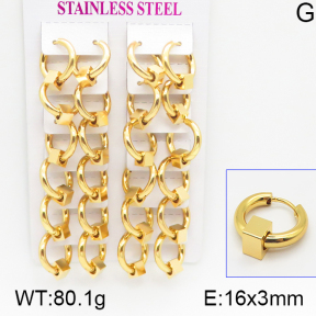 Stainless Steel Earrings  5E2001146ajjm-446