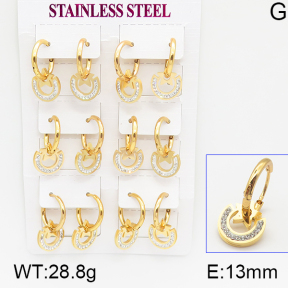 Stainless Steel Earrings  5E4000927vhpo-446