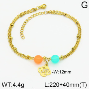 Stainless Steel Anklets  2A9000497bbml-350