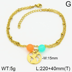 Stainless Steel Anklets  2A9000498bbml-350