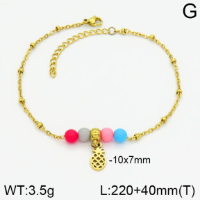 Stainless Steel Anklets  2A9000504vbmb-350