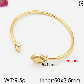 Fashion Copper Bangle  F5BA40384bhva-J22