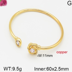 Fashion Copper Bangle  F5BA40396bhva-J22