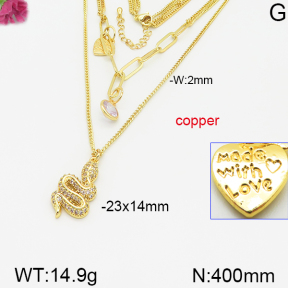 Fashion Copper Necklace  F5N400449ahjb-J22