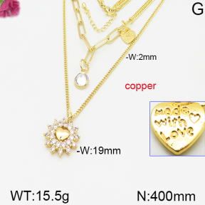 Fashion Copper Necklace  F5N400452ahjb-J22
