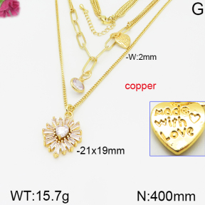 Fashion Copper Necklace  F5N400453ahjb-J22