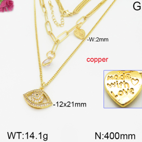 Fashion Copper Necklace  F5N400454ahjb-J22