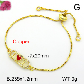 Fashion Copper Bracelet  F7B401297aaij-L035
