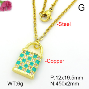 Fashion Copper Necklace  F7N300413aaij-L035