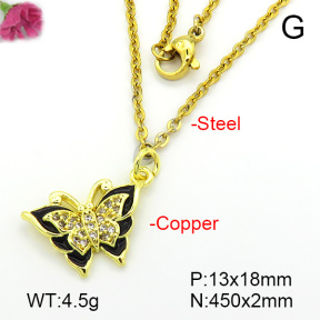 Fashion Copper Necklace  F7N300416aaho-L035
