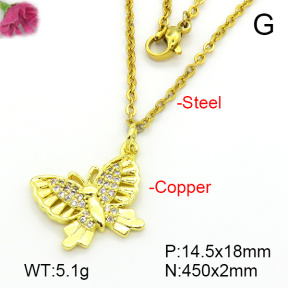 Fashion Copper Necklace  F7N401646vail-L035