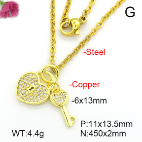 Fashion Copper Necklace  F7N401720avja-L035