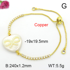 Fashion Copper Bracelet  F7B401304bbml-L024