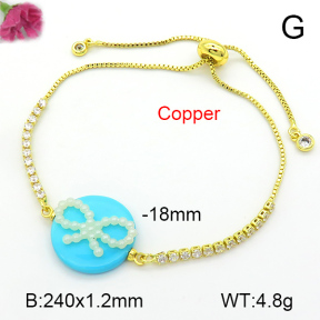Fashion Copper Bracelet  F7B401305bbml-L024