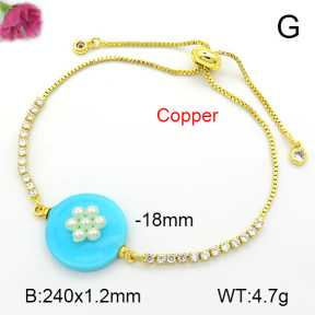 Fashion Copper Bracelet  F7B401309bbml-L024
