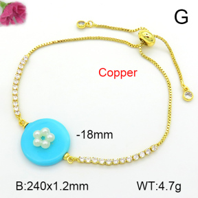 Fashion Copper Bracelet  F7B401310bbml-L024