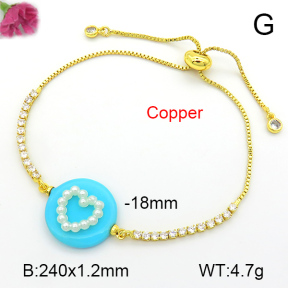 Fashion Copper Bracelet  F7B401317bbml-L024
