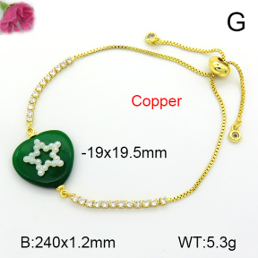 Fashion Copper Bracelet  F7B401322bbml-L024