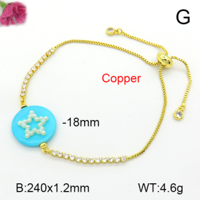 Fashion Copper Bracelet  F7B401325bbml-L024