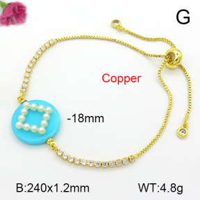 Fashion Copper Bracelet  F7B401326bbml-L024