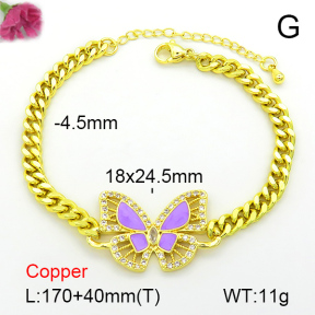 Fashion Copper Bracelet  F7B401346bbov-L024