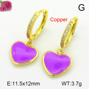 Fashion Copper Earrings  F7E300203bbml-L024