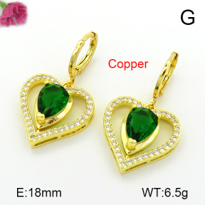Fashion Copper Earrings  F7E400739bbov-L024