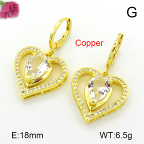 Fashion Copper Earrings  F7E400741bbov-L024