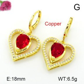 Fashion Copper Earrings  F7E400742bbov-L024