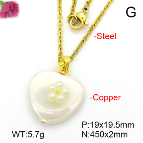 Fashion Copper Necklace  F7N300435aajl-L024